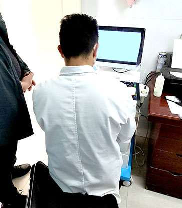 澳门 威尼斯游戏平台超声波骨密度测量仪器MQD-7000进驻禹城市人民医院